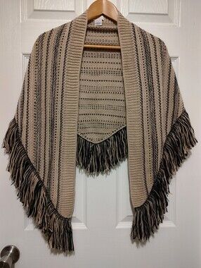 Collection XIIX Knit Openwork Shawl